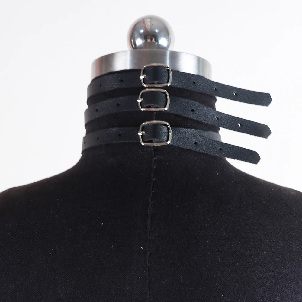 Fashion Jewelry Black Leather Round Choker Simple Temperament Necklace For Women Sexy Vintage Charm Round Gothic Collar Necklace Fashion Jewelry Black Leather Round Choker Simple Temperament Necklace For Women Sexy Vintage Charm Round Gothic Collar Necklace