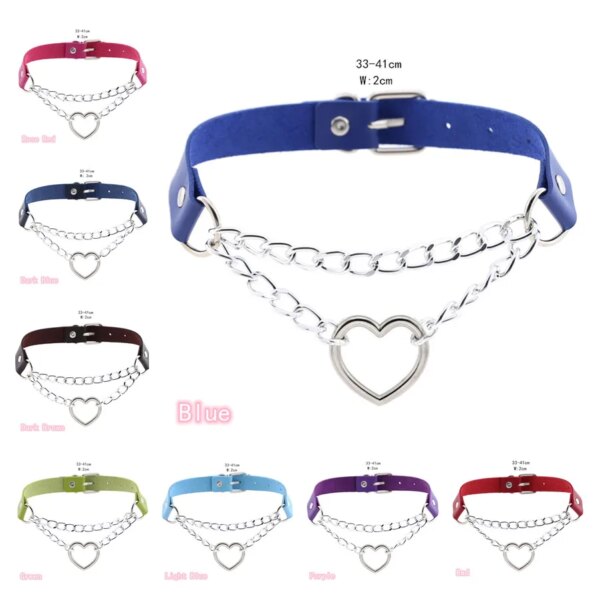 Sexy Erotic Accessories of Goth Punk Slave Bondage Choker Cat Collar Necklaces for Fetish Bdsm Restraints Flirt Charm Gift