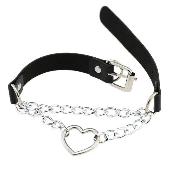 Sexy Erotic Accessories of Goth Punk Slave Bondage Choker Cat Collar Necklaces for Fetish Bdsm Restraints Flirt Charm Gift
