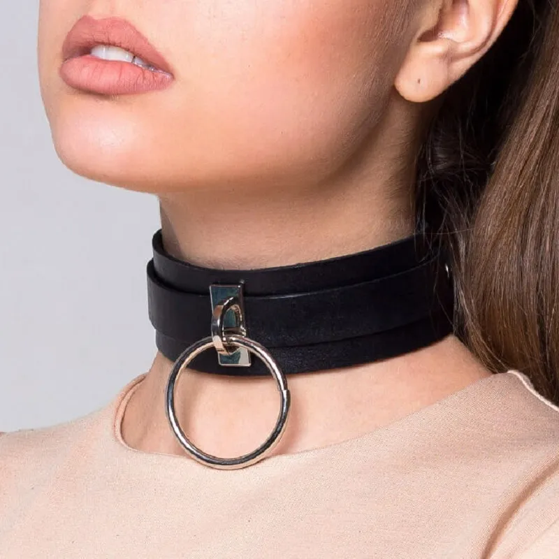 CKMORLS Bdsm Bondage Rope PU Leather Collar Sex Toys For Women Adults Games Pastel Goth Accessorie Adjustable Neck Harness CKMORLS Bdsm Bondage Rope PU Leather Collar Sex Toys For Women Adults Games Pastel Goth Accessorie Adjustable Neck Harness