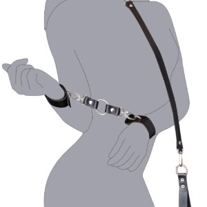 Exotic Bdsm Slave Bondage Leather Collar with Leash Choker Necklace Animal Pet Accessories Adjustable Black Sex Accessories