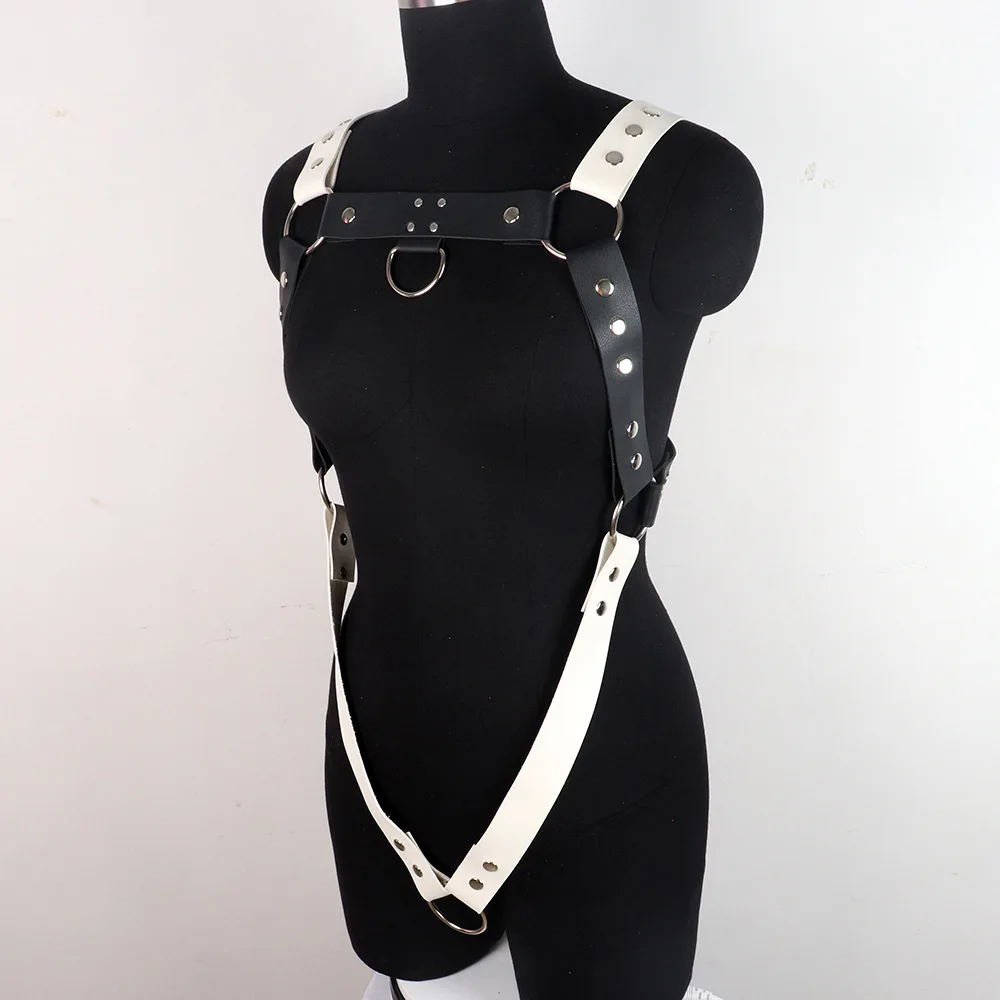Male Sexual Lingerie Fashion Leather Chest Harness Belt Adjustable BDSM Body Bondage Harness Strap Fetish Gay Clothing for Sex Male Sexual Lingerie Fashion Leather Chest Harness Belt Adjustable BDSM Body Bondage Harness Strap Fetish Gay Clothing for Sex