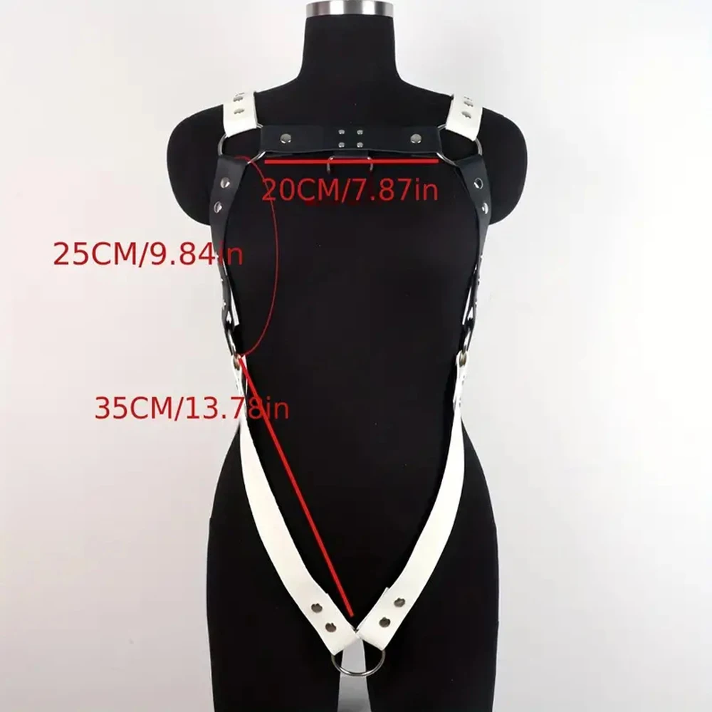 Male Sexual Lingerie Fashion Leather Chest Harness Belt Adjustable BDSM Body Bondage Harness Strap Fetish Gay Clothing for Sex Male Sexual Lingerie Fashion Leather Chest Harness Belt Adjustable BDSM Body Bondage Harness Strap Fetish Gay Clothing for Sex