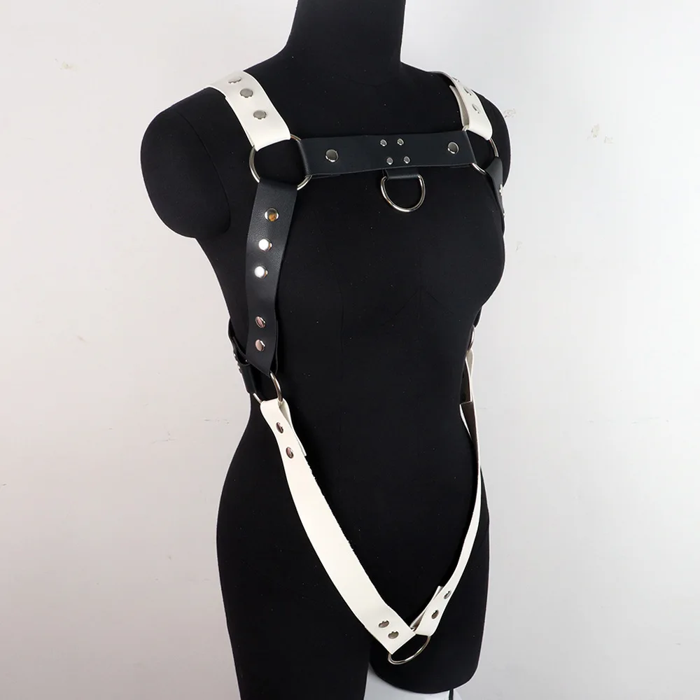 Male Sexual Lingerie Fashion Leather Chest Harness Belt Adjustable BDSM Body Bondage Harness Strap Fetish Gay Clothing for Sex Male Sexual Lingerie Fashion Leather Chest Harness Belt Adjustable BDSM Body Bondage Harness Strap Fetish Gay Clothing for Sex