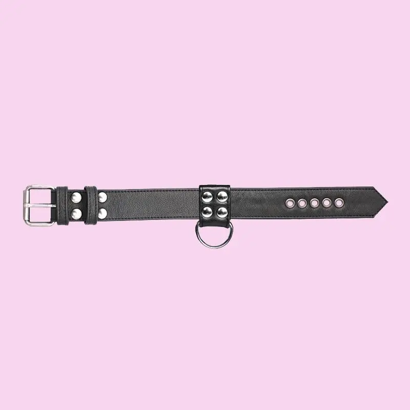Leather Collar Bdsm Men Neck Collar Lingerie sexy Harajuku Necklace Belt Bondage Harness Belt Gay Sexual Body Cage Necklace