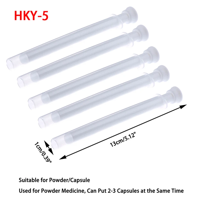 5 Pcs/set Fashion Vaginal Applicator Lubricant Injector Syringe Lube Launcher Health Care Tools