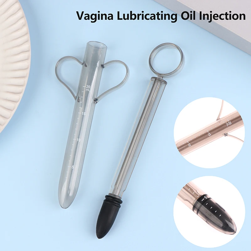20ml Lubrication Clean Sex Toys For Couple Anus Lubricant Enemator Vagina Lubricating Oil Injection Syringe Tools Hygienism Care