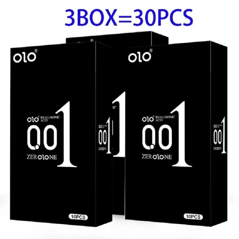 30pcs Ultra Thin Condoms Intimate Condone Super lubricated Natural Latex Penis Sleeve long lasting Men's Condoms For adults 18+