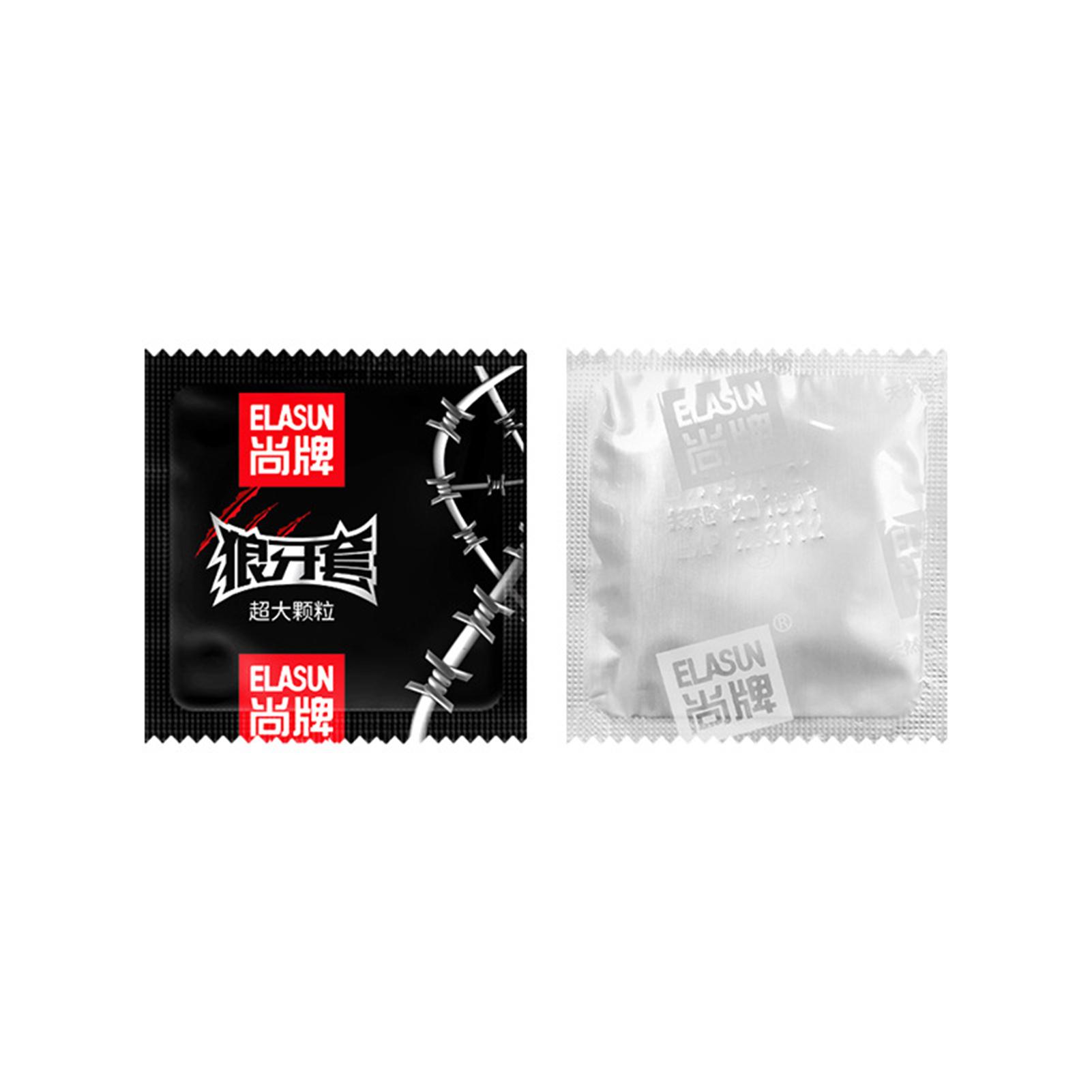 Big Dotted Condoms for men delay ejaculation Natural Latex spike Dot penis sleeve condom presevative sex toys for Adults 18+