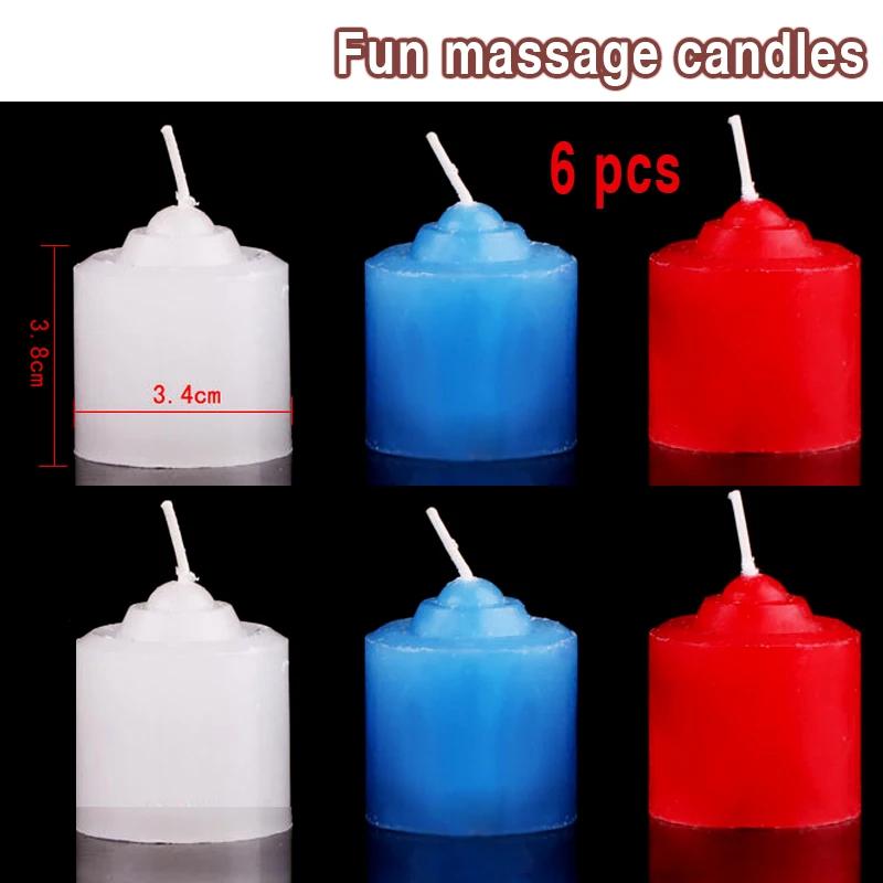Scrub Body Treatment Low temperature candles romantic fun men women flirt lighting skin care Massage candles Health 6